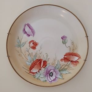 Vintage Royal Munich Z S & Co, Bavaria, Decorative plate, floral, hand painted